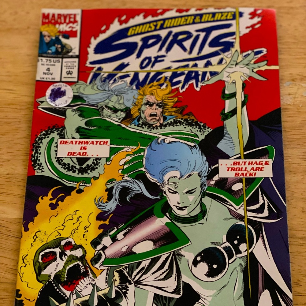 Ghost rider & blaze comic book